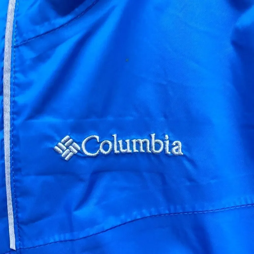 Columbia Royal Blue Omni-Tech Waterproof Jacket Size Small (8) Youth NEW
